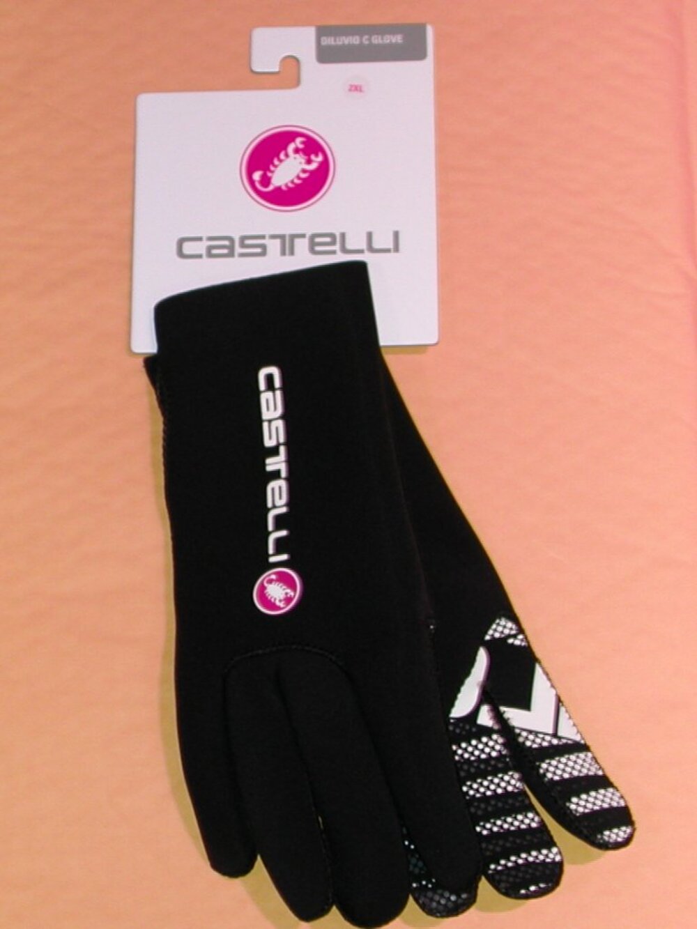 Castelli Dilluvio Gloves NWT Men's Size 2XL Black